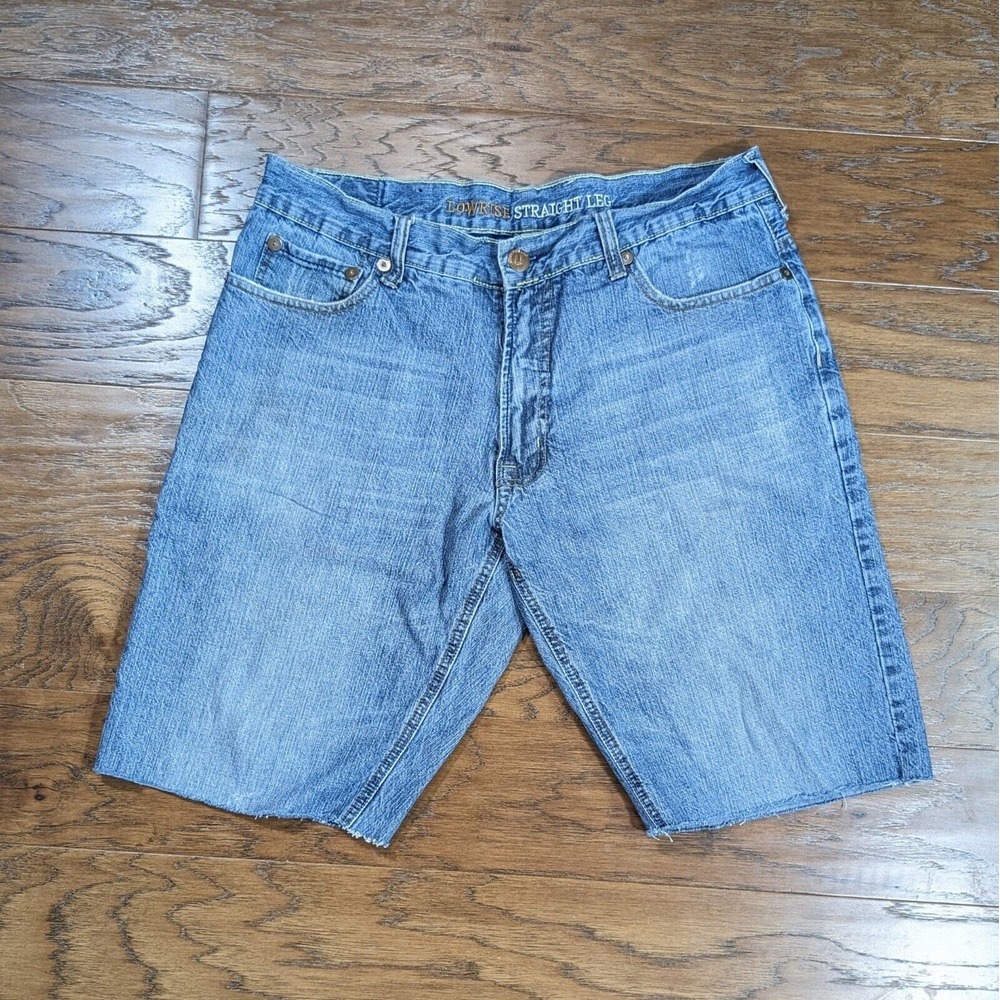 Urban Pipeline Jeans Cutoff Shorts Men's Size 34x10‎ Blue Denim